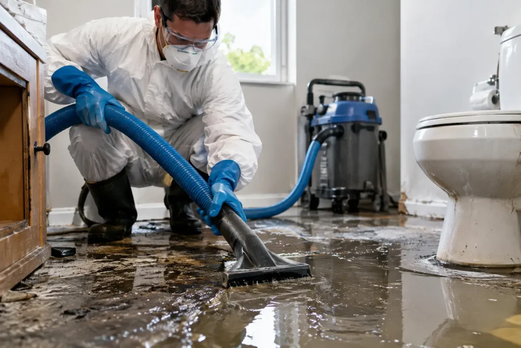 How to Clean Sewage Backup Safely at Home
