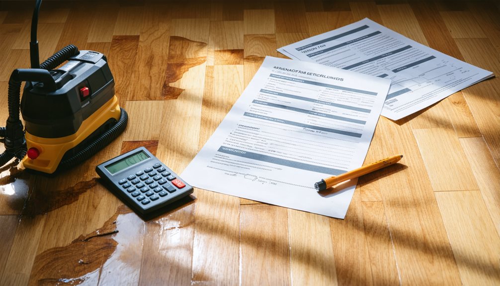 maximize water damage settlement