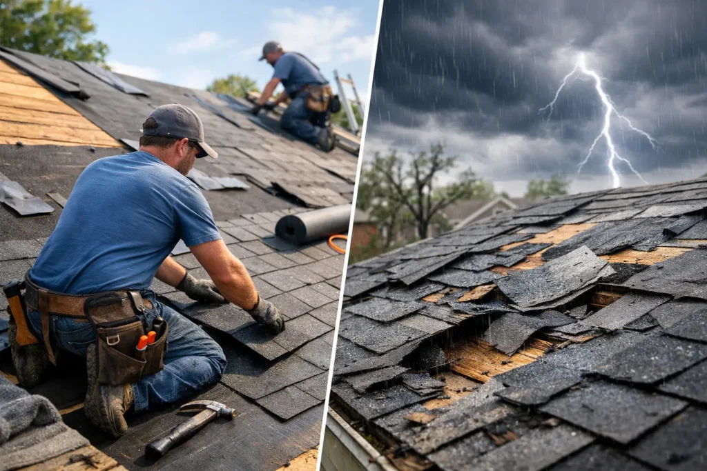 Roof Replacement for Storm Damage