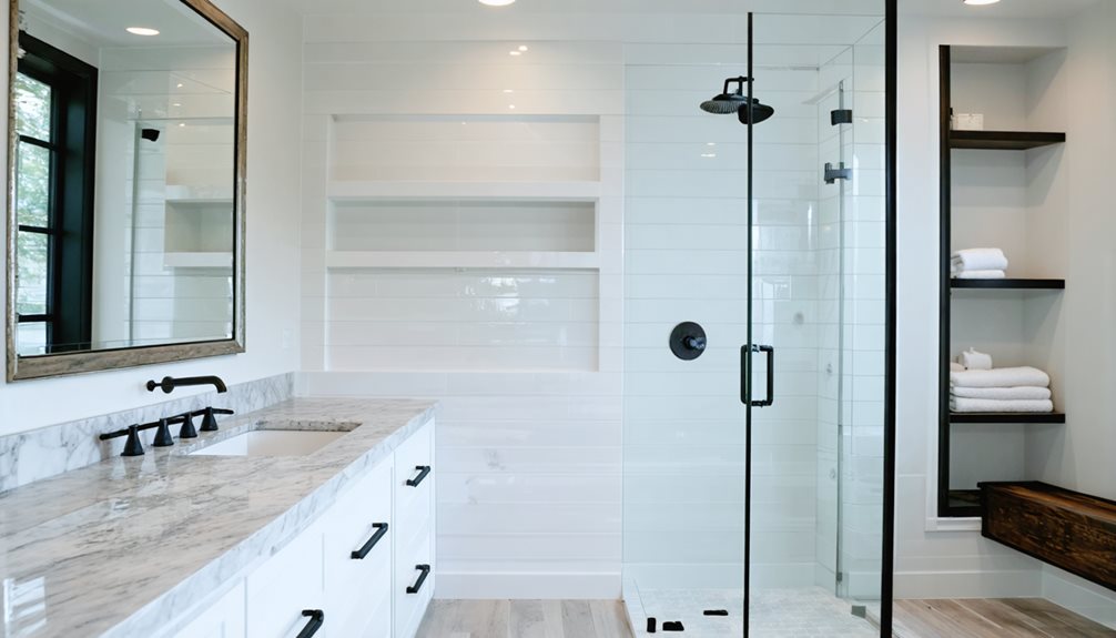 small bathroom space solutions